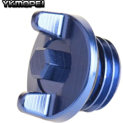 CNC Oil Filter Cap Oil Plug For Yamaha YZF450/10-18 YZF250/14-18 dirt bike motorcycle parts accessories free shipping