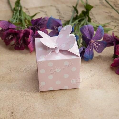 Metal Butterfly wedding box Cutting Dies Stencils for DIY Scrapbooking photo album Decorative Embossing DIY Paper Cards