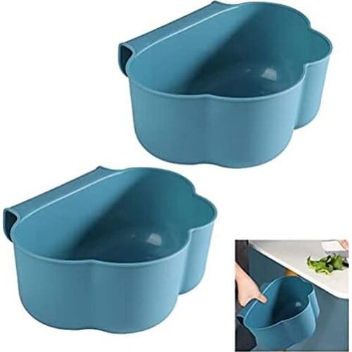 Kitchen Wall Hanging Trash Can Small Household Cabinet Door Hanging Trash Can Toilet Plastic Waste Paper Basket