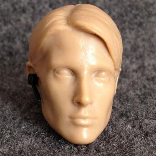 1/6 Scale Maria Hill Unpainted Head with earphone for 12''Action Figures Bodies Accessories