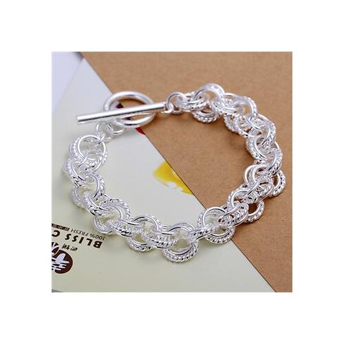 Wholesale H0255.S925 Silver color bracelet 2015 Fashion Jewelry bracelets for women Grape