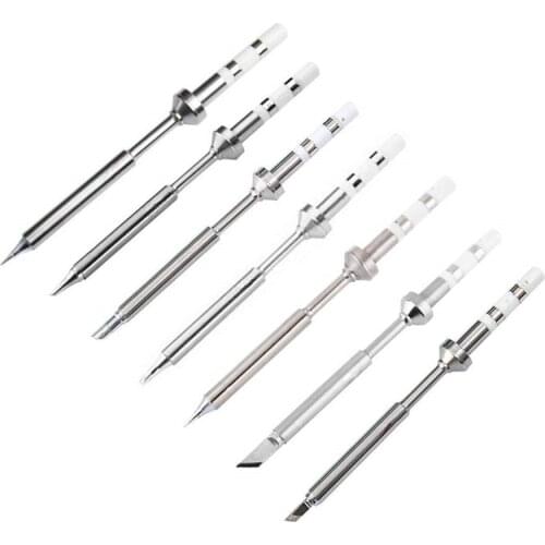 Soldering Solder Iron Replacement Tip for TS100 Soldering Station Tool Kit TS-B2 TS-BC2 TS-C4 TS-D24 TS-I TS-K TS-KU (7pcs )