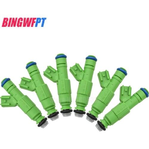 6pcs/lot Fuel Injector 0280156007 81212141 For Dodge Caravan Grand Caravan Chrysler Town 3.3 812-12141