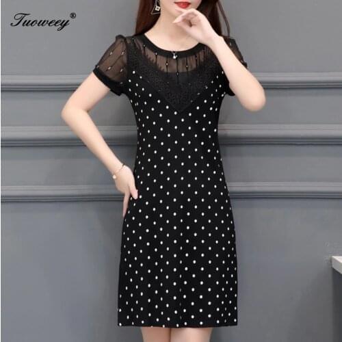 Летние платья в горошек Tuoweey China At AliExpress