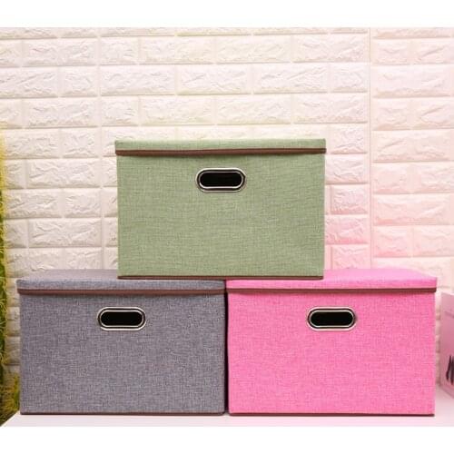 45LStorage Box with Lid Folding Storage Box, Multifunctional Toy Storage Box, Clothes Storage Glove Box, Multi-color Optional