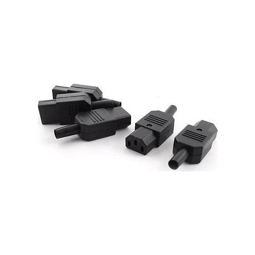 5PCS IEC C13 Female Inline Rewirable Power Plug Socket AC 250V 10A