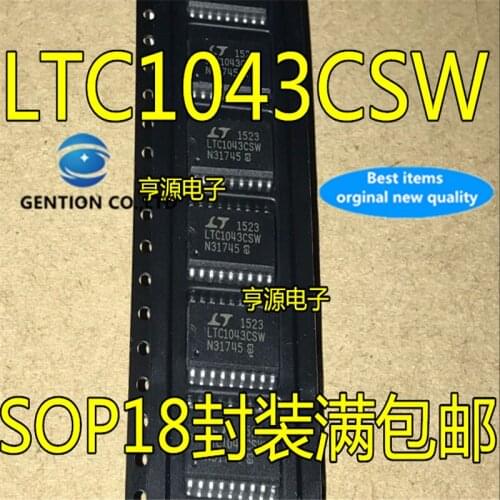 5Pcs LTC1043CSW LTC1043 SOIC-18 Voltage regulator chip in stock 100% new and original