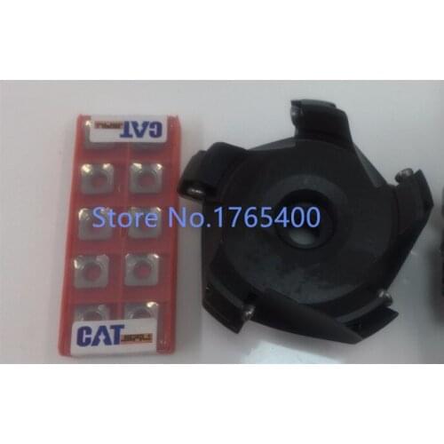 NT30 FMB22 45mm M12 Holder + SE-KM12-45 degree face mill cutter KM12 63-22-4T +10pcs SEKT1204 aluminium carbide inserts