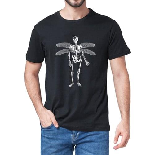 Unisex 100% Cotton Skeleton Fairy Grunge Fairycore Aesthetic Gothic Cottagecore Funny Summer Mens Novelty Oversized T-Shirt Tee