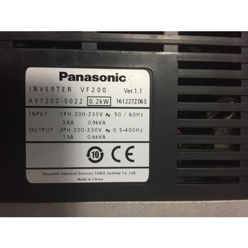 AVF200-0022 0.2KW 220V inverter , used in good condition . 80% appearance new , good working , free shipping