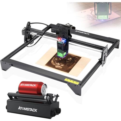 ATOMSTACK A5 20W Laser Engraver CNC 410*400mm Carving Area DIY Engraving Cutting Machine Fixed-focus Laser Eye Protection