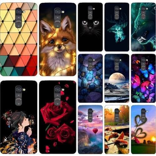 Cartoon Flower Cute Print Soft TPU Phone Case Cover for LG Spirit 4G LTE H440Y H440N H440 H420 C70 Fundas Phone Case Cover Bags