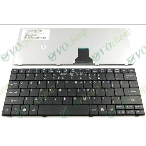 New Laptop keyboard for Acer Aspire one 751 751H 721 3935 3936 ZA3 1810T Black US Version - V108246AS1