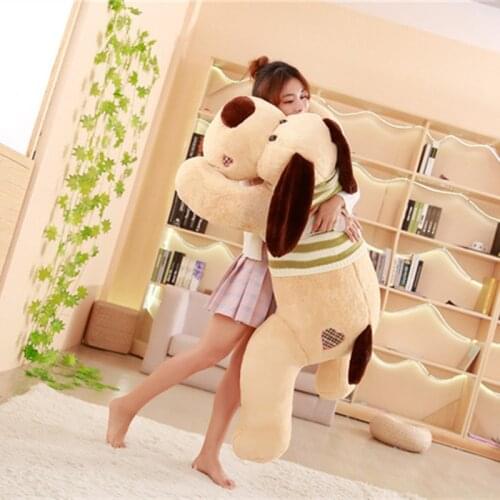 New Arrived Prone Dog Plush Toy Cute Dog Soft Stuffed Doll Gift For Lovers Girls Gift Kids Birthday Gift