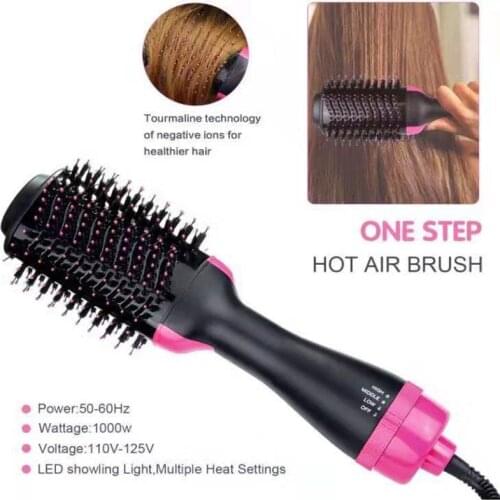 One Step Hair Volumizer Dryer Hair Straightener Professional Hair Dryer Hot Air Brush Hair Blow Dryer Comb Curler Brush Styler