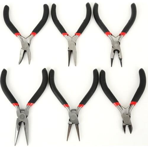 6pcs 13cm Jewelry Pliers Tools Equipment 12cm Long Needle Nose Pliers For Jewelry Making Findings Handmade