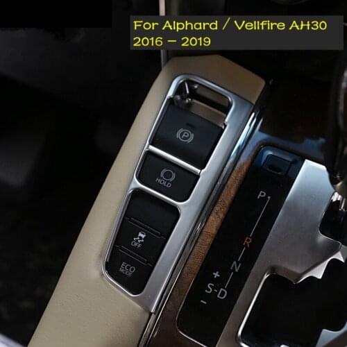 Fit For Toyota Alphard / Vellfire AH30 2016 - 2019 Car St19 Car Styling Seat Memory Recollection Adjust Button Switch Cover Trim