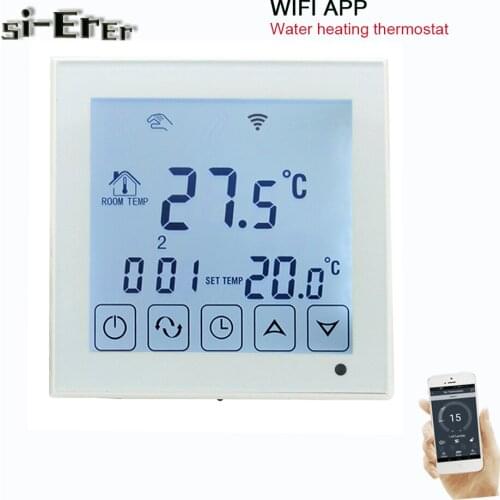 Programmable 3A Indoor floor water heating WIFI thermostat,for water heating/radiator valve/radiator