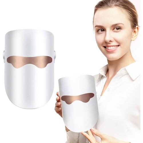 LED Facial Mask Purification Household Color Light Facial Skin Rejuvenation Mask Photon LED Wrinkles and Acne Beauty Skin Tool