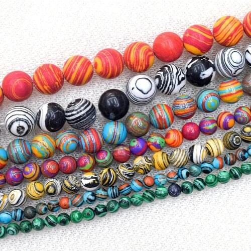 High Quality Malachite Stone Beads Loose Spacer Bead For Jewelry Making 4/6/8/10/12/14mm 15'' DIY Bracelet&Necklace