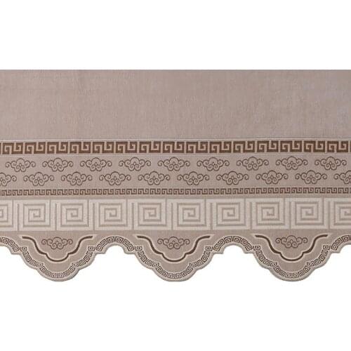 1 PC Blue Roman Valance Tier Fabric Only Jacquard Chenille Window Valance Short Kitchen European Curtain DIY Swags JS206C