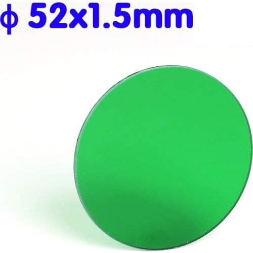 Green Glass Diameter 52 Mm Spectral Absorption Glass Colored Optical Glass Filter Can Be Customized Optical Filter