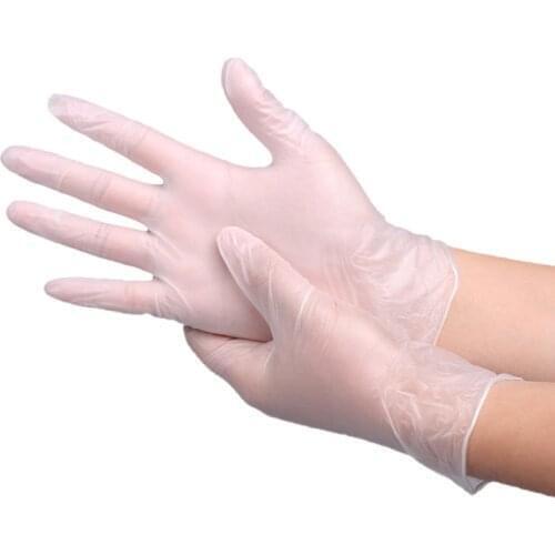 10/20/50/100pcs M Size Disposable PVC Gloves Personal Protection Household Cleaning Tools Cooking Baking Food Accessories