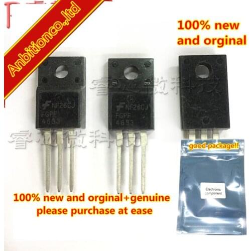 10pcs 100% new and orginal FGPF4633 FGPF4633TU 330V TO-220F DESIGN/PROCESS CHANGE NOTIFICATION in stock