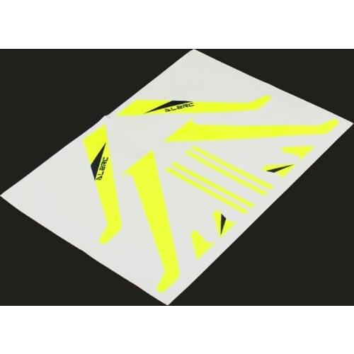 ALZRC -Devil 505 FAST Carbon Fiber Vertical Stabilizer Color Sticker D505F62-W/Y