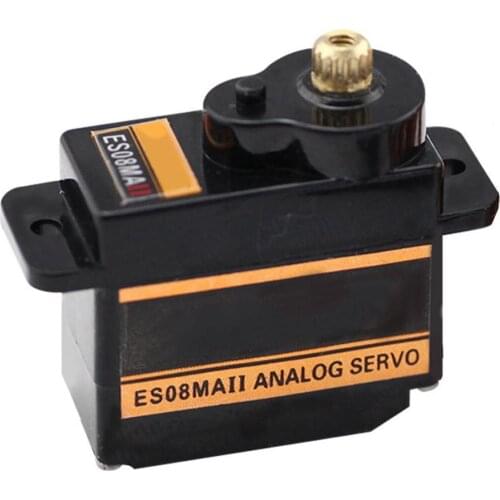ES08MAII Mini Servos Parts ABS Analog Servo For Helicopter gear ES08MA Airplane steering accessories PartToy F9S9