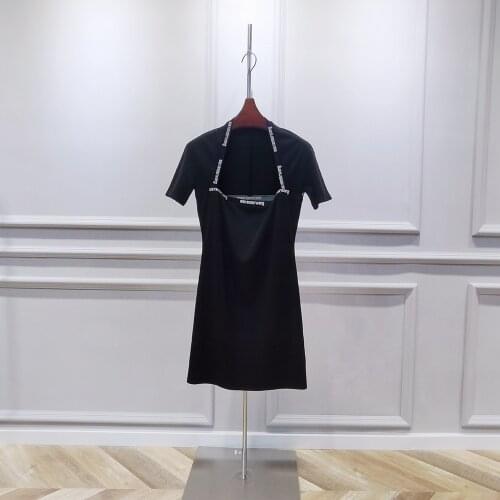 Aw King dress King letter ribbon dress womens dress King womens dress