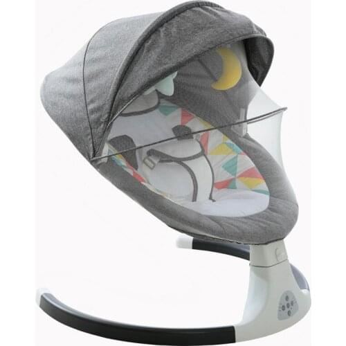 Baby Rocking Chair Smart Baby Swing Electric Baby Cradle Crib Rocking Chair Newborn Remote Control Baby Crib