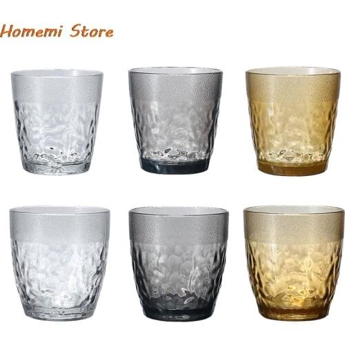 High Quality Acrylic Colorful Drink Cups Bar Party Drink Glasses Juice Cup For Hotel Restaurant Drink Mug Wine Glasses