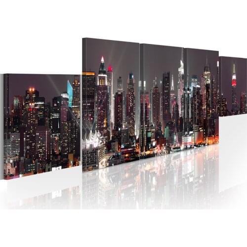 Picture-New York: skyscrapers-100x30 cm