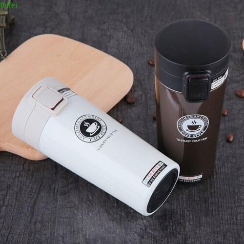 Hot Fashion 380ml Stainless Steel Coffee Mugs Insulated Water Bottle Tumbler Thermos Cup Vacuum Flask Premium Travel Coffee Mug