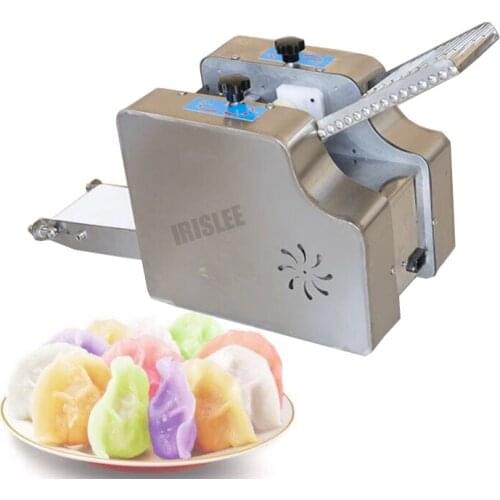 Dumpling skin machine dumpling dough wrapper making machine Automatic Wonton Dumpling skin Press Machine gyoza skin machine
