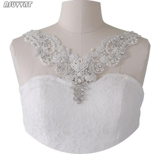 Fashion Bridal Shawl Wedding Rhinestone Shawl Pearl Lace Wedding Embroidered Yarn Shawl Women Party Banquet Shawl Shoulder Chain