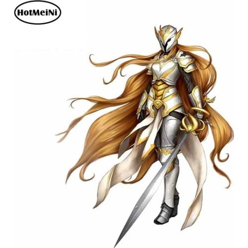 HotMeiNi 13cm x 10.5cm For Holy Knight Motorcycle Car Stickers Occlusion Scratch Decal Graffiti Anime Graphics Decoration