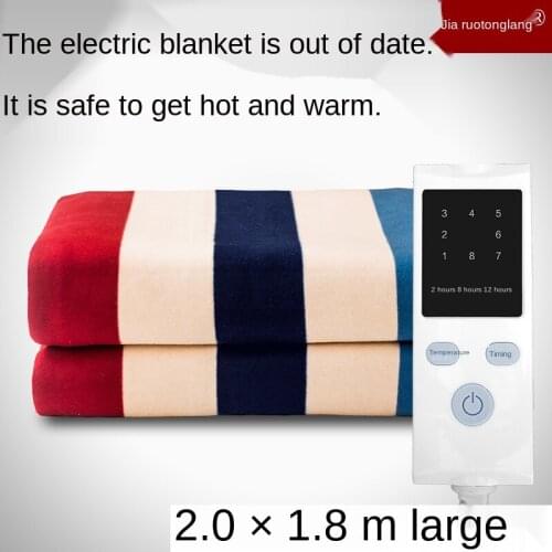 Large electric blanket comfortable temperature regulating physiotherapy heating blanket safe household heating blanket