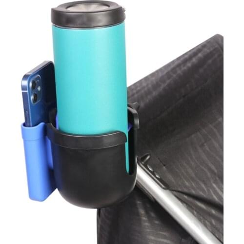 XXFE Stroller Cup Holder with Phone Organizer Bike Cup Holder 2 in 1 Bottle Bracket