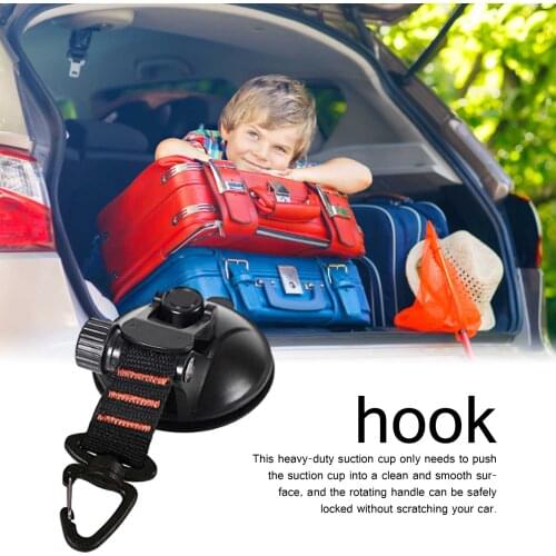Tent Suction Cup Hook Heavy-duty Suction Cup For Camping Tent Sturdy PU Material Outdoor Car Tent Accessory Adsorption Anchor