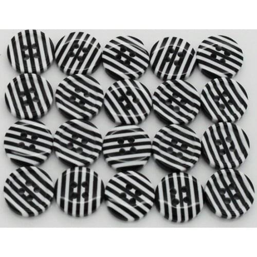 50Pcs Mixed Round Resin Sewing Buttons For Cloth Flatback Cabochon Scrapbooking Crafts Knopf Bouton Decor Diy Accessories