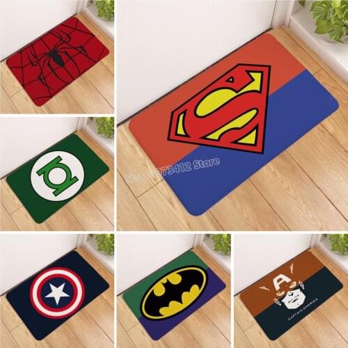 Disney Series Marvel Mat Bathroom Carpet Bath Mats Bathroom Decoration Home Door Non-slip Carpets Floor Pet Kitchen Shower Mat