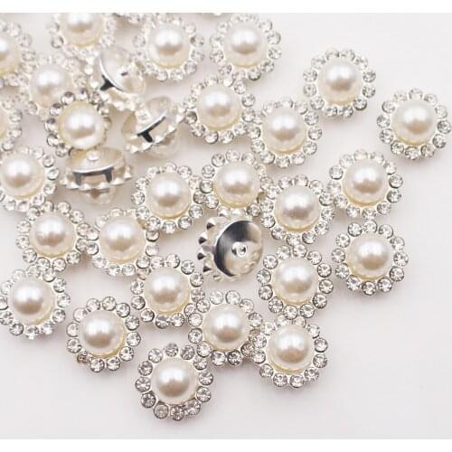 ABS Pearl Colorful Dress Stones Sew on crystal Glass Rhinestone Silver Cup Claw Sewing Stone Beads craft clothes