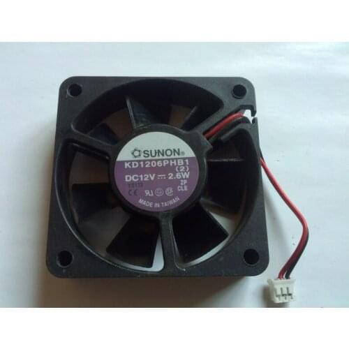 SUNON KD1206PHB2 6015 6cm 60x60x15mm DC 12V 0.19W 2 Line Silence Server Cooling Fan