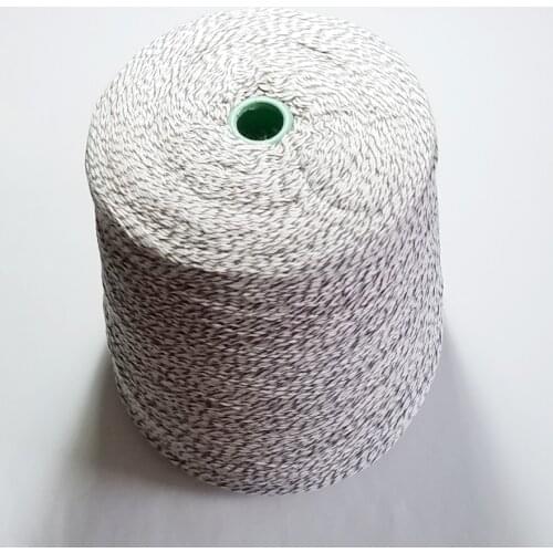 100% cotton rope white and coffee twine cords string thread weight about 2 kilograms/cone for handmade DIY