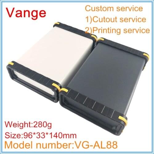 1pcs/lot desktop electronics cases 96*33*140mm 6063-T5 aluminum enclosures junction box diy for electronic chassis PCB