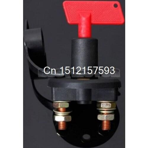 12V CAR TRUCK BOAT CAMPER BATTERY ISOLATOR DISCONNECT CUT OFF POWER KILL SWITCH M8 Thread