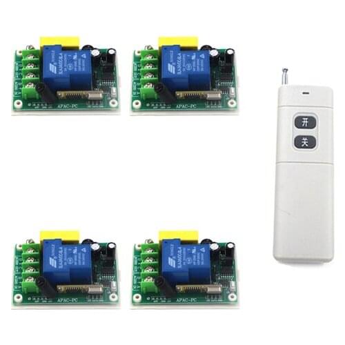220V 30A 1 Channel Efficient Wireless Practical ON/OFF Corridor Light Switch Remote Control Receiver Transmitter SKU: 5322