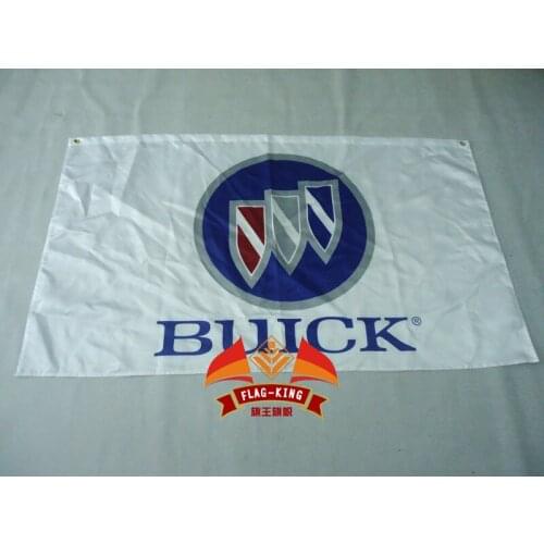 For buick car racing blue 90*150CM polyester buick car racing banner